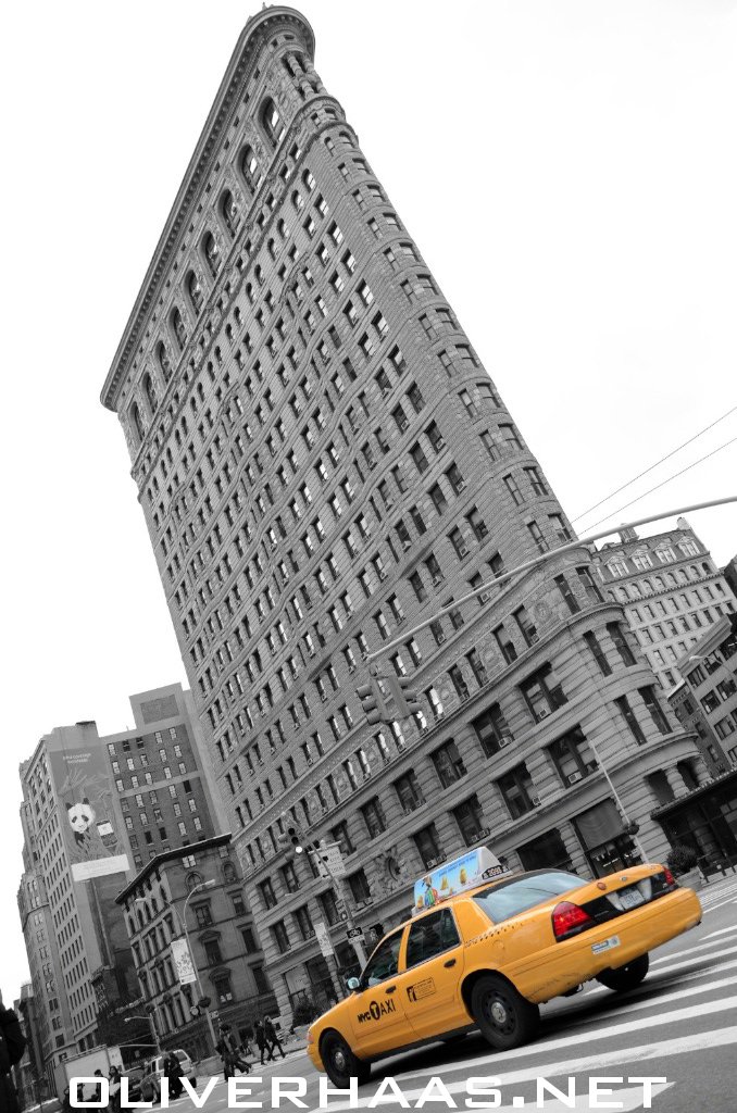 flatiron-building-colorkey-photoshop